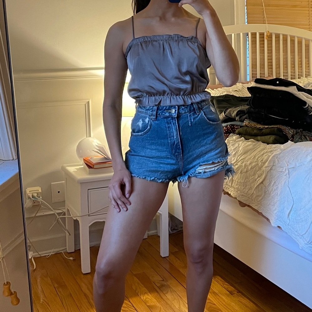 NWT Free People silky crop cami